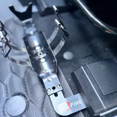 QFire Vehicle Fire Extinguisher Bracket - Ford Ranger / Everest 2022+